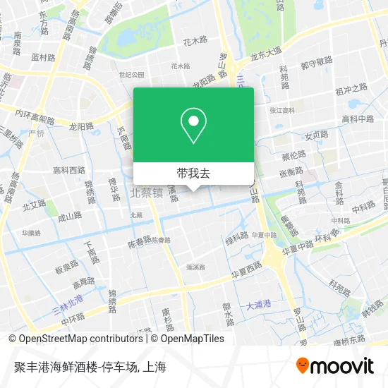 聚丰港海鲜酒楼-停车场地图
