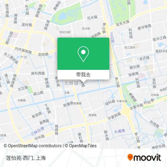 莲怡苑-西门地图