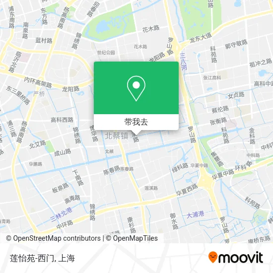 莲怡苑-西门地图