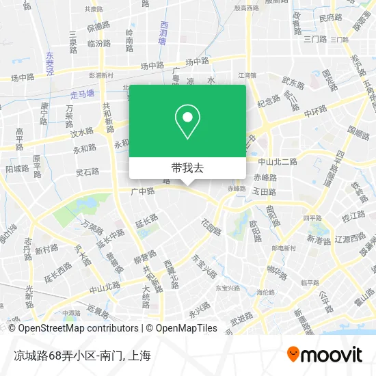 凉城路68弄小区-南门地图