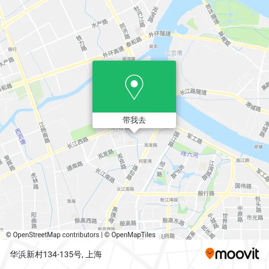 华浜新村134-135号地图