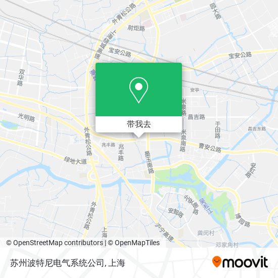 苏州波特尼电气系统公司地图