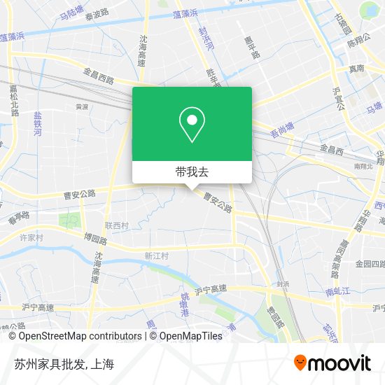 苏州家具批发地图