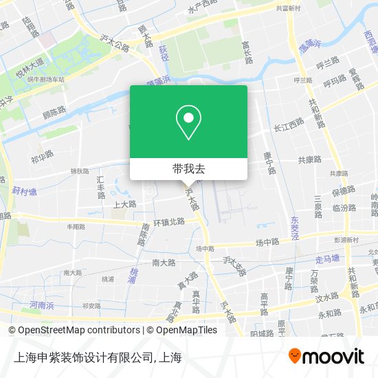 上海申紫装饰设计有限公司地图