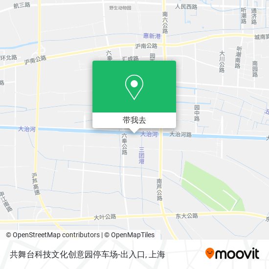 共舞台科技文化创意园停车场-出入口地图