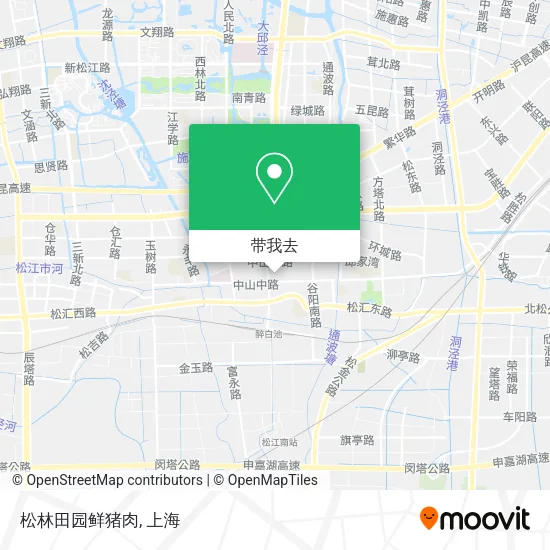 松林田园鲜猪肉地图