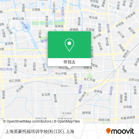 上海英豪托福培训学校(松江区)地图