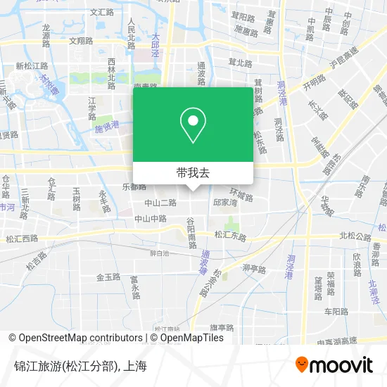 锦江旅游(松江分部)地图