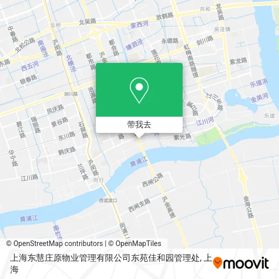 上海东慧庄原物业管理有限公司东苑佳和园管理处地图