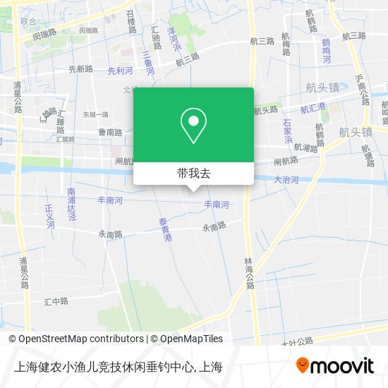 上海健农小渔儿竞技休闲垂钓中心地图