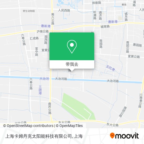 上海卡姆丹克太阳能科技有限公司地图