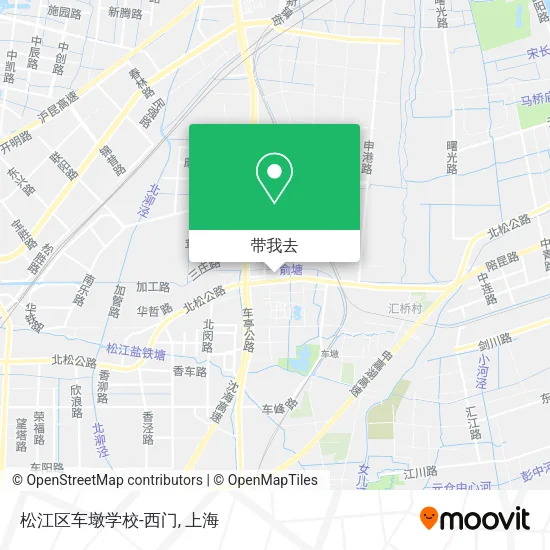 松江区车墩学校-西门地图