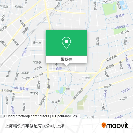 上海精铁汽车修配有限公司地图
