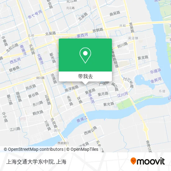 上海交通大学东中院地图