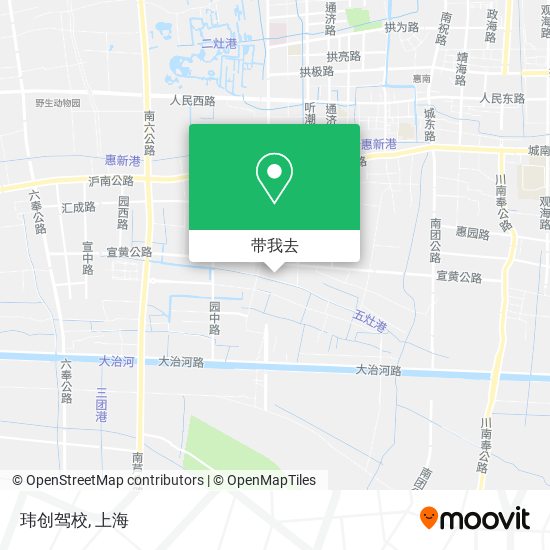 玮创驾校地图