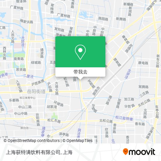 上海获特满饮料有限公司地图