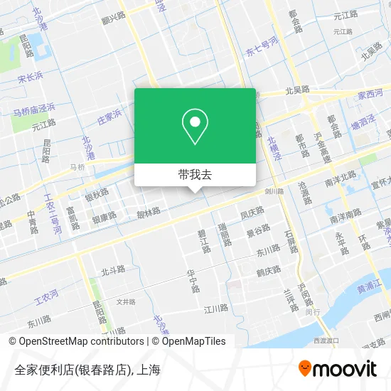 全家便利店(银春路店)地图