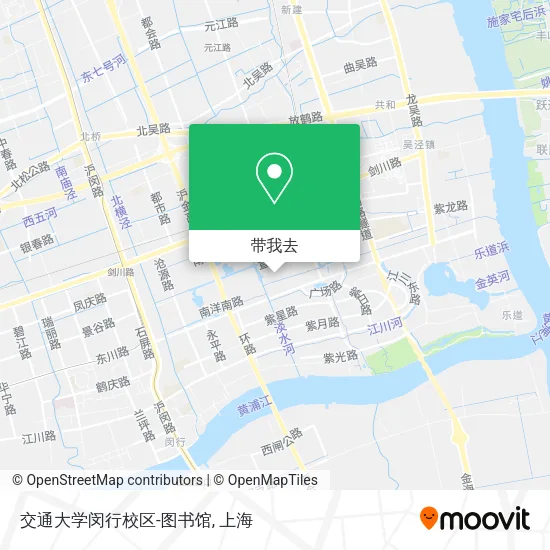 交通大学闵行校区-图书馆地图