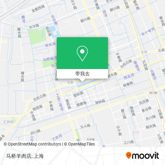 马桥羊肉店地图