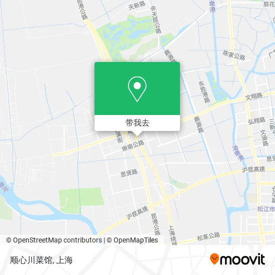 顺心川菜馆地图