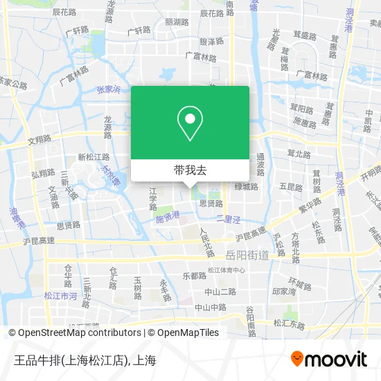 王品牛排(上海松江店)地图