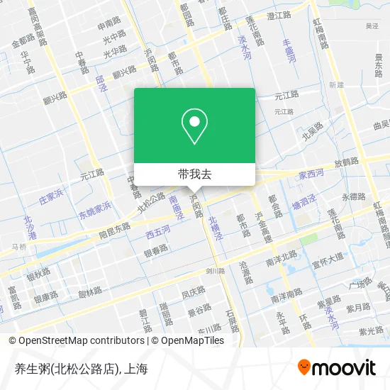 养生粥(北松公路店)地图