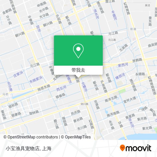 小宝渔具宠物店地图