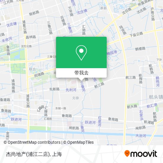 杰尚地产(浦江二店)地图