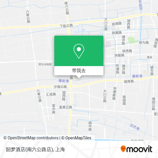 韶梦酒店(南六公路店)地图
