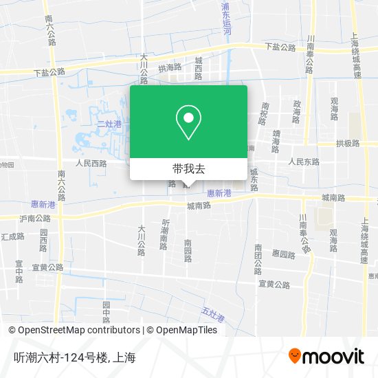 听潮六村-124号楼地图