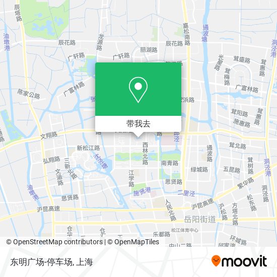 东明广场-停车场地图