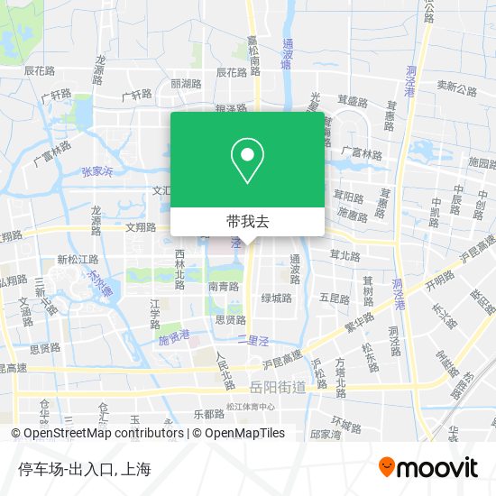 停车场-出入口地图