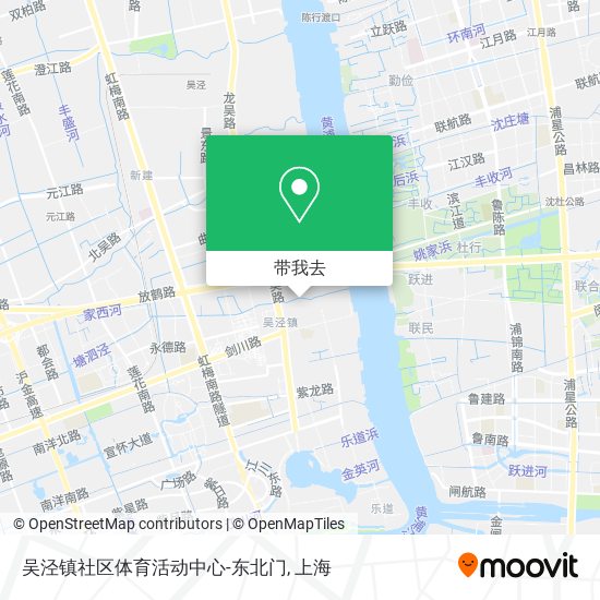 吴泾镇社区体育活动中心-东北门地图