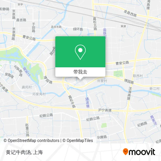 黄记牛肉汤地图