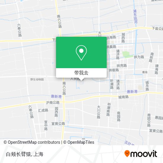 白颊长臂猿地图