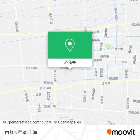 白颊长臂猿地图