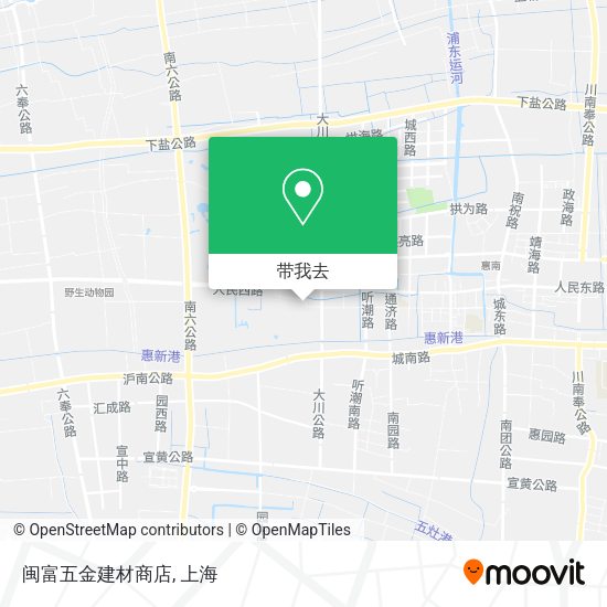 闽富五金建材商店地图
