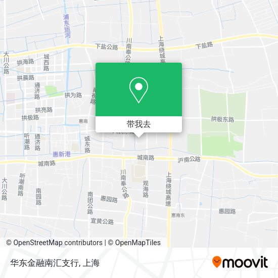 华东金融南汇支行地图
