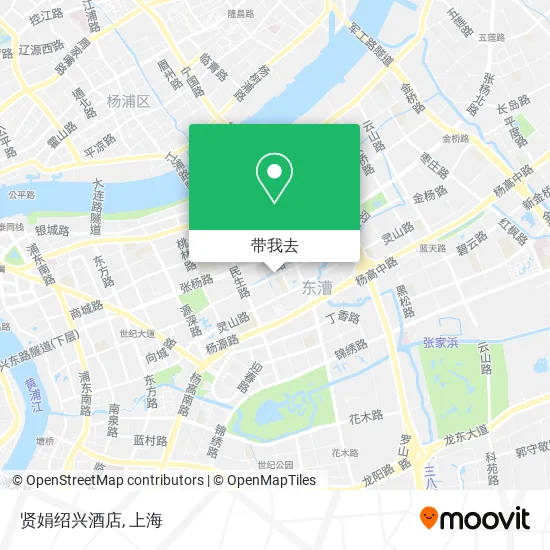 贤娟绍兴酒店地图
