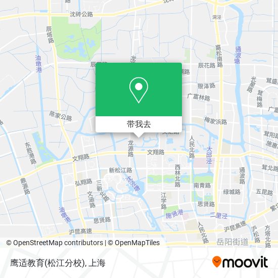 鹰适教育(松江分校)地图