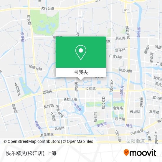 快乐精灵(松江店)地图