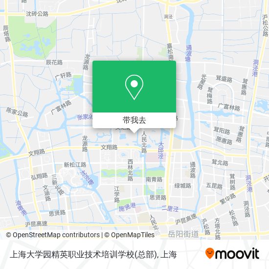 上海大学园精英职业技术培训学校(总部)地图