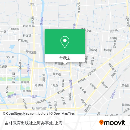 吉林教育出版社上海办事处地图