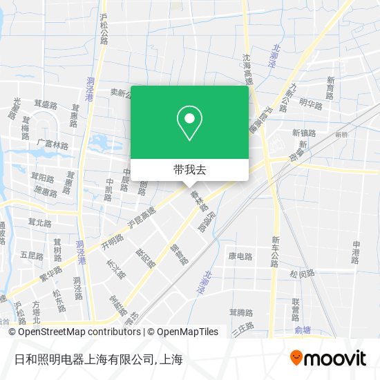 日和照明电器上海有限公司地图