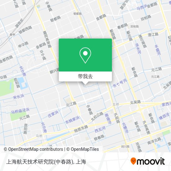 上海航天技术研究院(中春路)地图