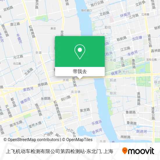 上飞机动车检测有限公司第四检测站-东北门地图