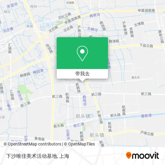 下沙唯佳美术活动基地地图