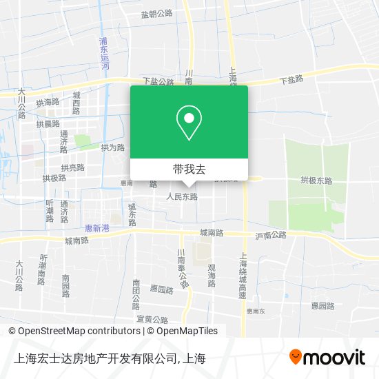 上海宏士达房地产开发有限公司地图