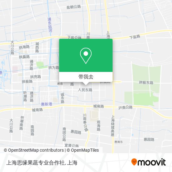 上海思缘果蔬专业合作社地图