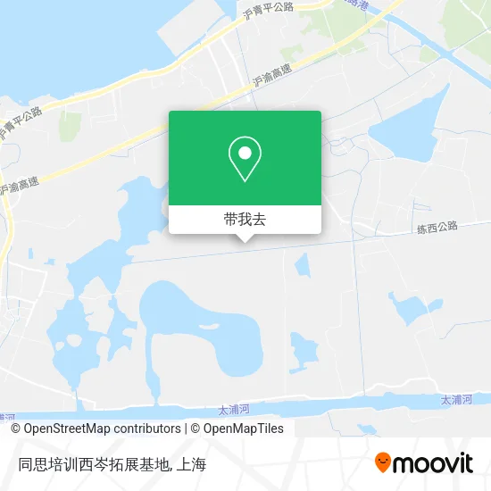 同思培训西岑拓展基地地图